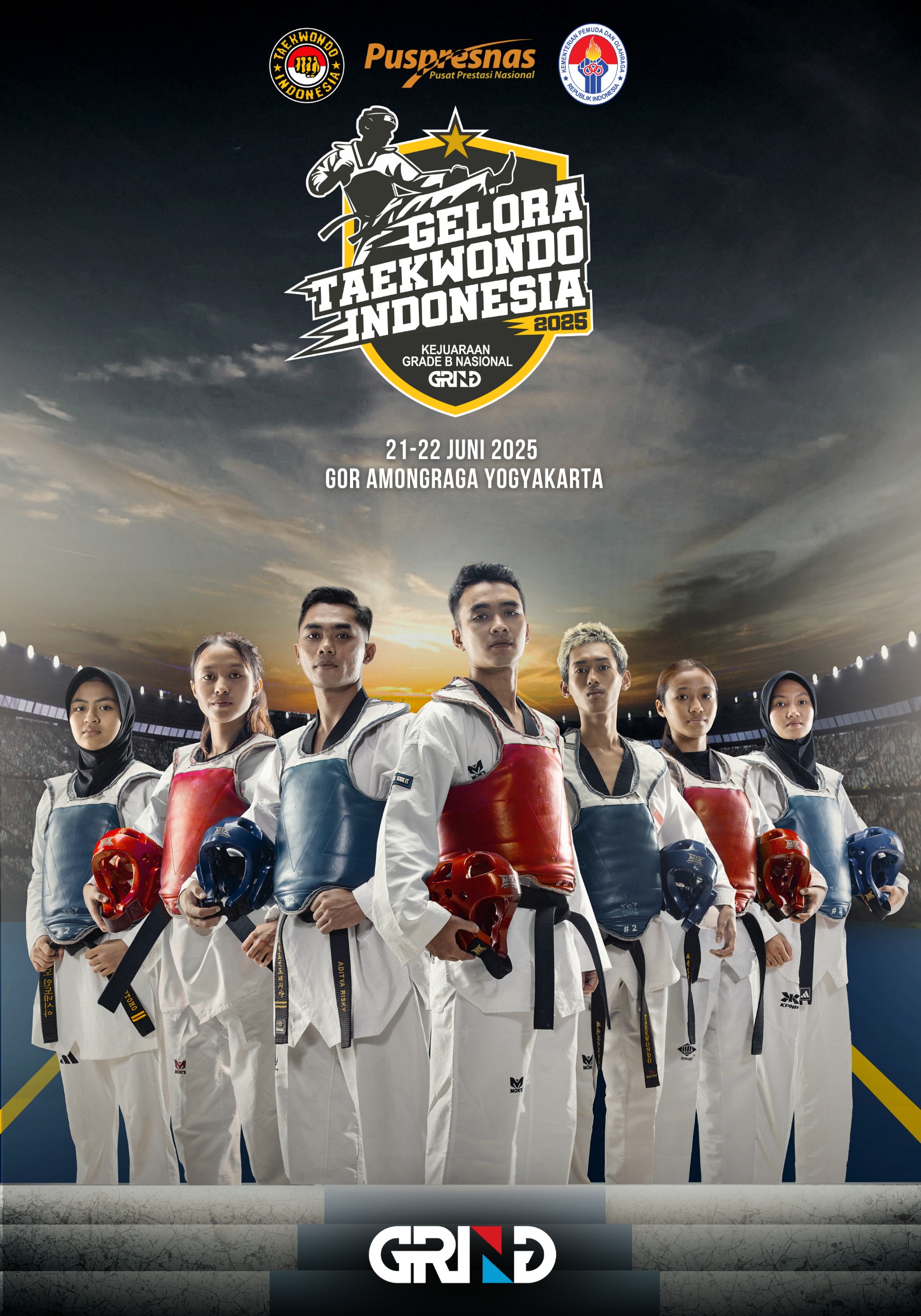 Panggung Juara Taekwondo Indonesia Taekwondo Indonesia Dojang Satria Bantul